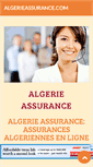 Mobile Screenshot of algerieassurance.com